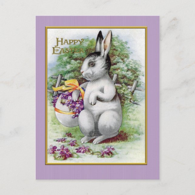 Cartes Pour Fêtes Annuelles Joyeux Pâques (Devant)
