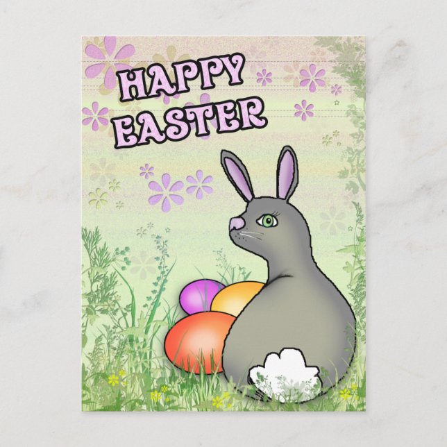 Cartes Pour Fêtes Annuelles Joyeux Pâques (Devant)