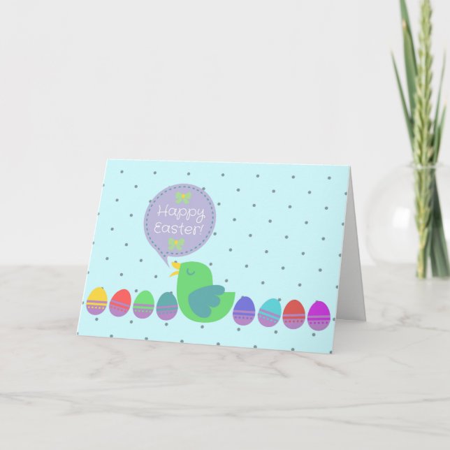 Cartes Pour Fêtes Annuelles Joyeux Pâques ! (Devant)