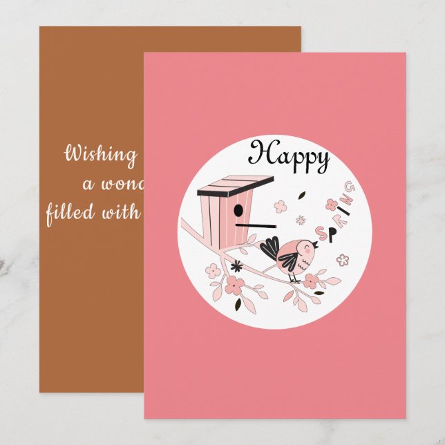Cartes Pour Fêtes Annuelles Joyeux Pâques | échantillon (Devant / Derrière)