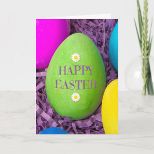 Cartes Pour Fêtes Annuelles Joyeux Pâques Pour Toute Personne OEufs Mis Au Poi