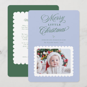 Cartes Pour Fêtes Annuelles Joyeux petit Noël Coquille Saint-Jacques Premier N