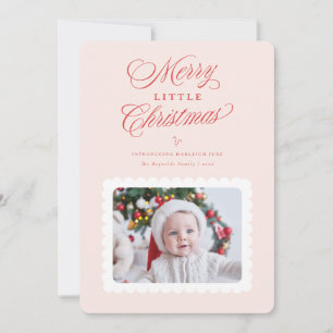 Cartes Pour Fêtes Annuelles Joyeux petit Noël Coquille Saint-Jacques Premier N