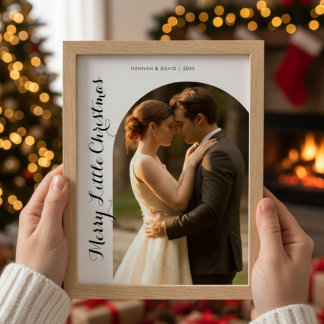 Cartes Pour Fêtes Annuelles Joyeux petit Noël Sweet Couple Card