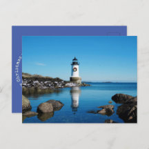 Joyeux phare Salem Wreath de Noël