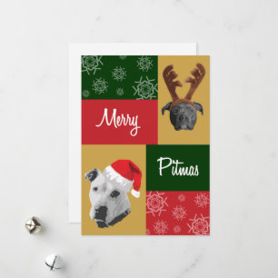 Cartes Pour Fêtes Annuelles Joyeux Pitmas