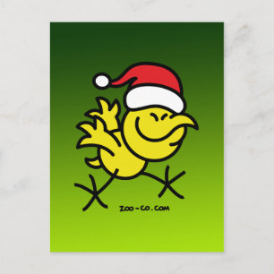 Cartes Pour Fêtes Annuelles Joyeux poulet de Noël