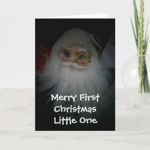 Cartes Pour Fêtes Annuelles Joyeux premier Noël petit(e) (Père Noël)