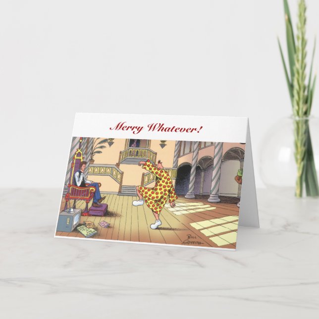 Cartes Pour Fêtes Annuelles Joyeux Quoiqu'il en soit de Zippy la tête (Devant)