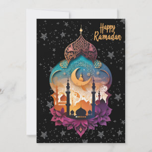 Cartes Pour Fêtes Annuelles Joyeux Ramadan
