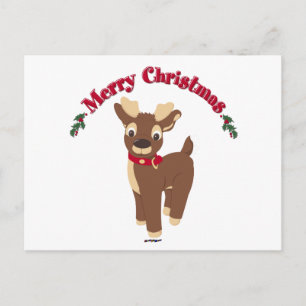 Cartes Pour Fêtes Annuelles Joyeux rennes de Noël