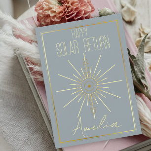 Cartes Pour Fêtes Annuelles Joyeux retour solaire