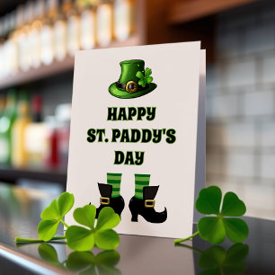 Cartes Pour Fêtes Annuelles Joyeux Saint Patrick's Day Leprechaun Funny