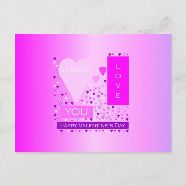 Cartes Pour Fêtes Annuelles Joyeux Saint Valentin (Devant)