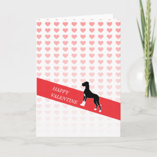Cartes Pour Fêtes Annuelles Joyeux Saint-Valentin Grand Danois