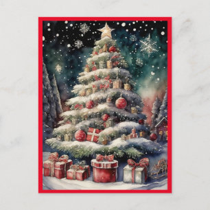Cartes Pour Fêtes Annuelles Joyeux sapin de Noël