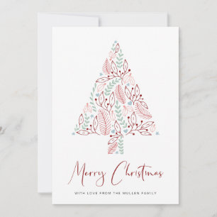 Cartes Pour Fêtes Annuelles Joyeux sapin de Noël