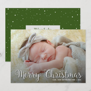 Cartes Pour Fêtes Annuelles Joyeux script de Noël