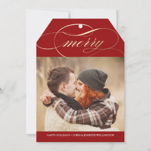 Cartes Pour Fêtes Annuelles Joyeux script photo