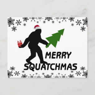 Cartes Pour Fêtes Annuelles Joyeux squatchmas