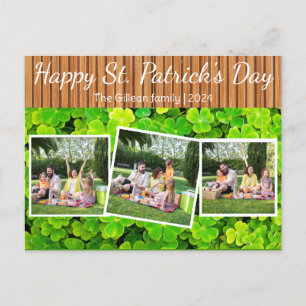 Cartes Pour Fêtes Annuelles Joyeux St. patrick's day Famille Shamrock 3 photo