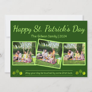 Cartes Pour Fêtes Annuelles Joyeux St. patrick's day Famille Shamrock 3 photo 