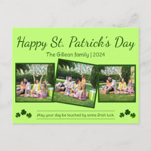 Cartes Pour Fêtes Annuelles Joyeux St. patrick's day Famille Shamrock 3 photo