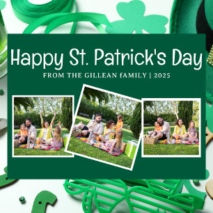 Cartes Pour Fêtes Annuelles Joyeux St. patrick's day Famille Shamrock 3 photo