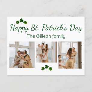 Cartes Pour Fêtes Annuelles Joyeux St. patrick's day Famille Shamrock 3 photo