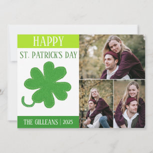 Cartes Pour Fêtes Annuelles Joyeux St. patrick's day Famille Shamrock 3 photo