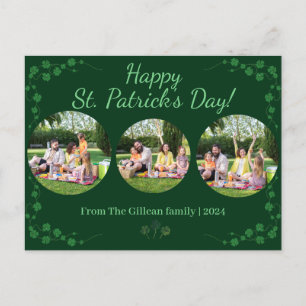 Cartes Pour Fêtes Annuelles Joyeux St. patrick's day Famille Shamrock 3 photo