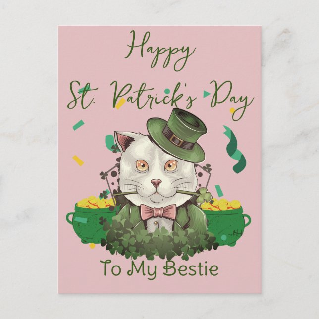 Cartes Pour Fêtes Annuelles Joyeux St. patrick's day Lucky Shamrock Simple (Devant)
