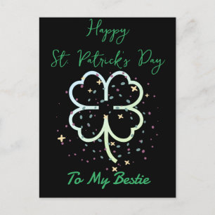Cartes Pour Fêtes Annuelles Joyeux St. patrick's day Lucky Shamrock Simple
