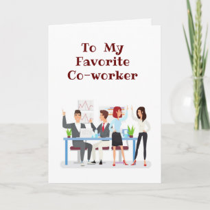 Cartes Pour Fêtes Annuelles *Joyeux Thanksgiving* FAVORITE COLLABORATEUR FÊTE 