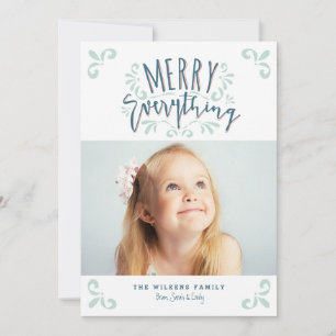 Cartes Pour Fêtes Annuelles Joyeux tout à la mode Photo Grey