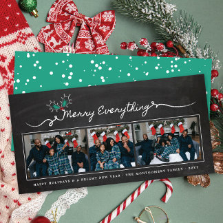 Cartes Pour Fêtes Annuelles Joyeux tout Chalkboard Mistleortes Noël