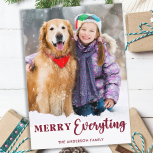 Cartes Pour Fêtes Annuelles Joyeux tout Personnalisé Famille Photo de Noël