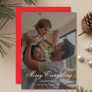 Cartes Pour Fêtes Annuelles Joyeux tout personnalisé Voiture de Noël de famill