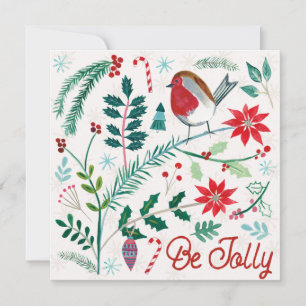 Cartes Pour Fêtes Annuelles Joyeux Vacances - Be Jolly