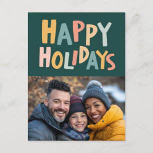 CARTES POUR FÊTES ANNUELLES JOYEUX VACANCES FAMILIALES FAMILIALES FAMILIALES