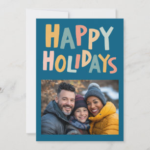 CARTES POUR FÊTES ANNUELLES JOYEUX VACANCES FAMILIALES FAMILIALES FAMILIALES