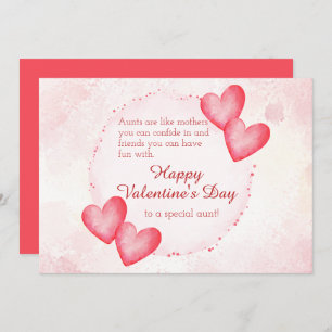 Cartes Pour Fêtes Annuelles Joyeux Valentin à ma tante