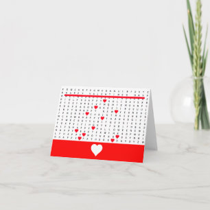 Cartes Pour Fêtes Annuelles Joyeux Valentine Mot Recherche Puzzle Card 2