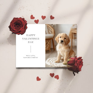 Cartes Pour Fêtes Annuelles Joyeux Valentines Jour Chien Chien Chien Chien Car