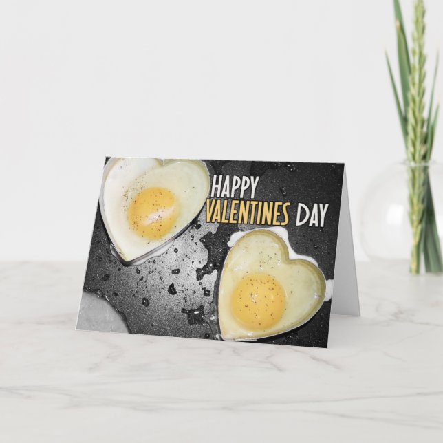 Cartes Pour Fêtes Annuelles Joyeux Valentines Jour Oeufs (Devant)