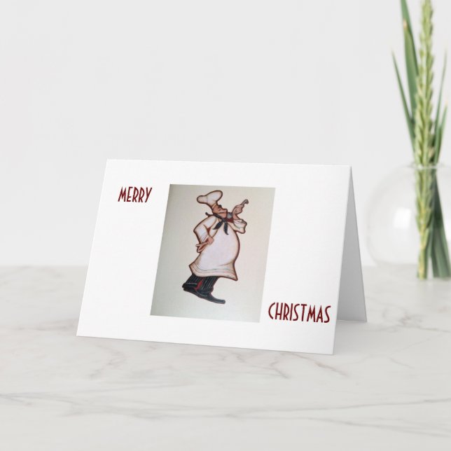 CARTES POUR FÊTES ANNUELLES JOYEZ NOËL À MON CHEF PRÉFÉRÉ (Devant)