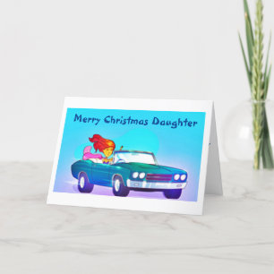 CARTES POUR FÊTES ANNUELLES JOYEZ NOËL À UNE FILLE SPÉCIALE