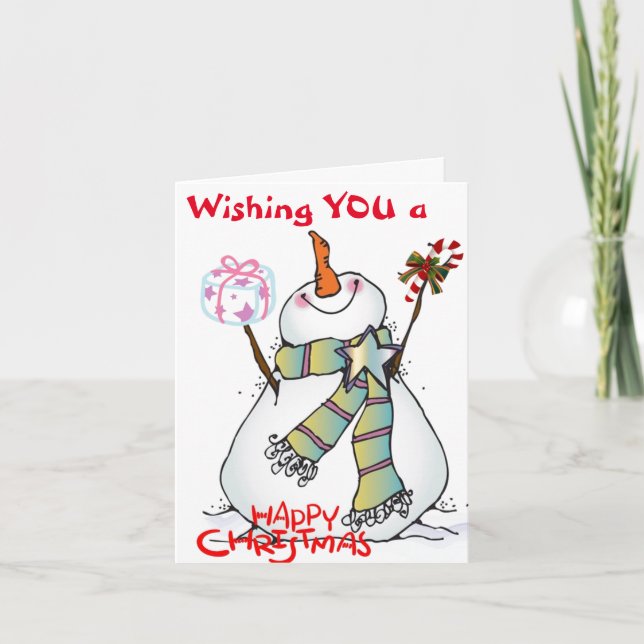 CARTES POUR FÊTES ANNUELLES JOYEZ NOËL ET HEUREUSE NOUVELLE ANNÉE ! ! ! ! (Devant)