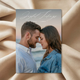 Cartes Pour Fêtes Annuelles Joyful Tidings - Nouveautés photo de Noël