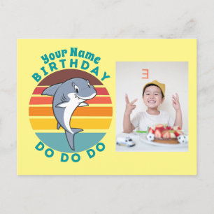 Cartes Pour Fêtes Annuelles Jumping Requin Anniversaire